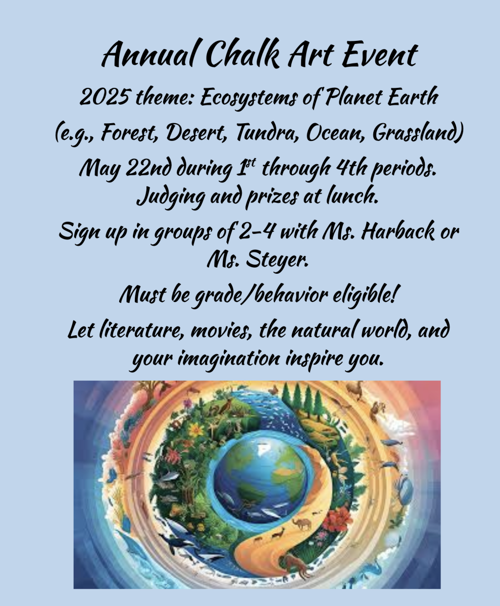 Get ready for the Annual Chalk Art Event! 